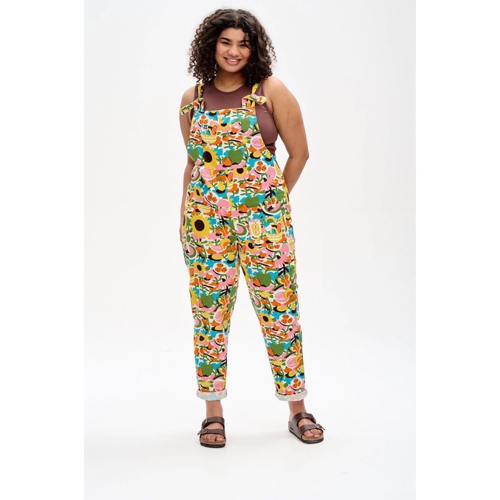 Lucy & Yak x Asahi Nagata limited edition dungaree overalls
